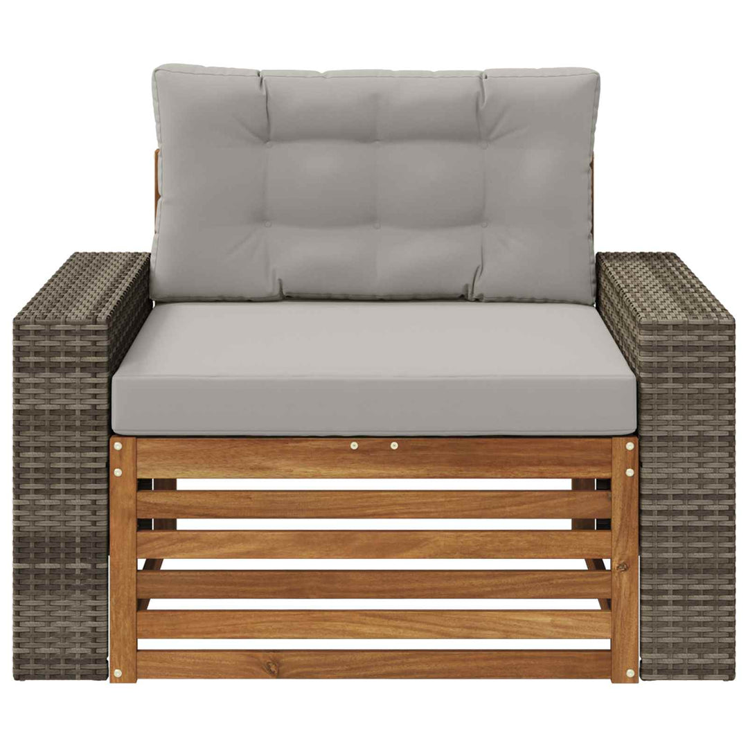Udendørs Mellem Sofa Naturfarvet