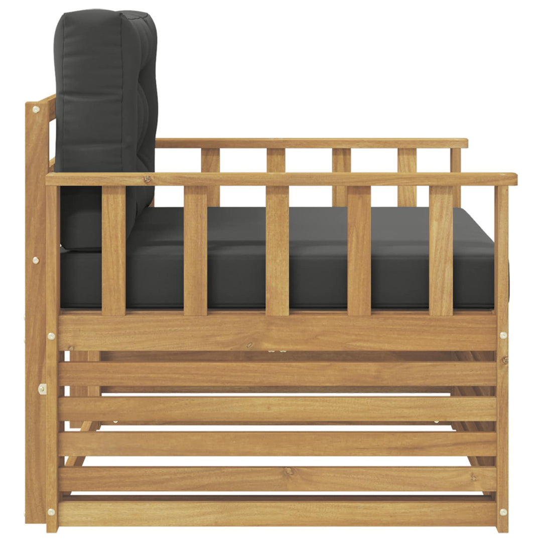 Udendørs sofa Polyester Hvid