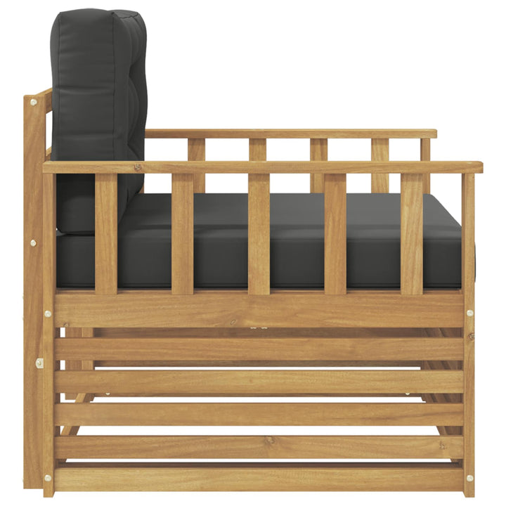 Udendørs sofa Polyester Hvid