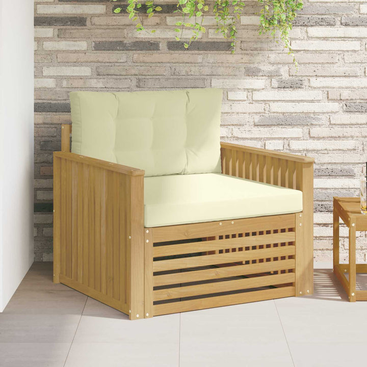 Udendørs sofa Polyester Hvid