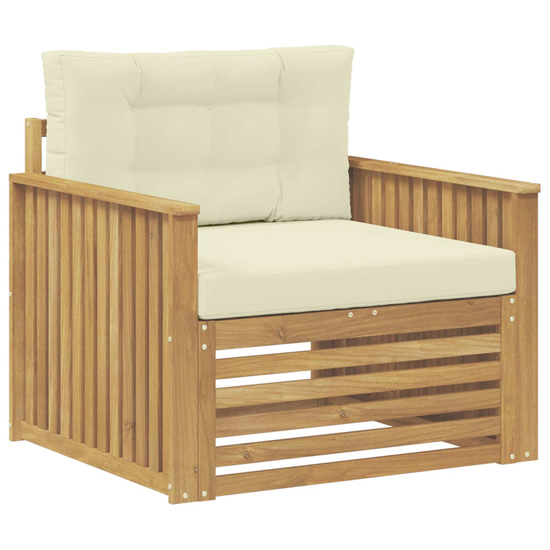 Udendørs sofa Polyester Hvid