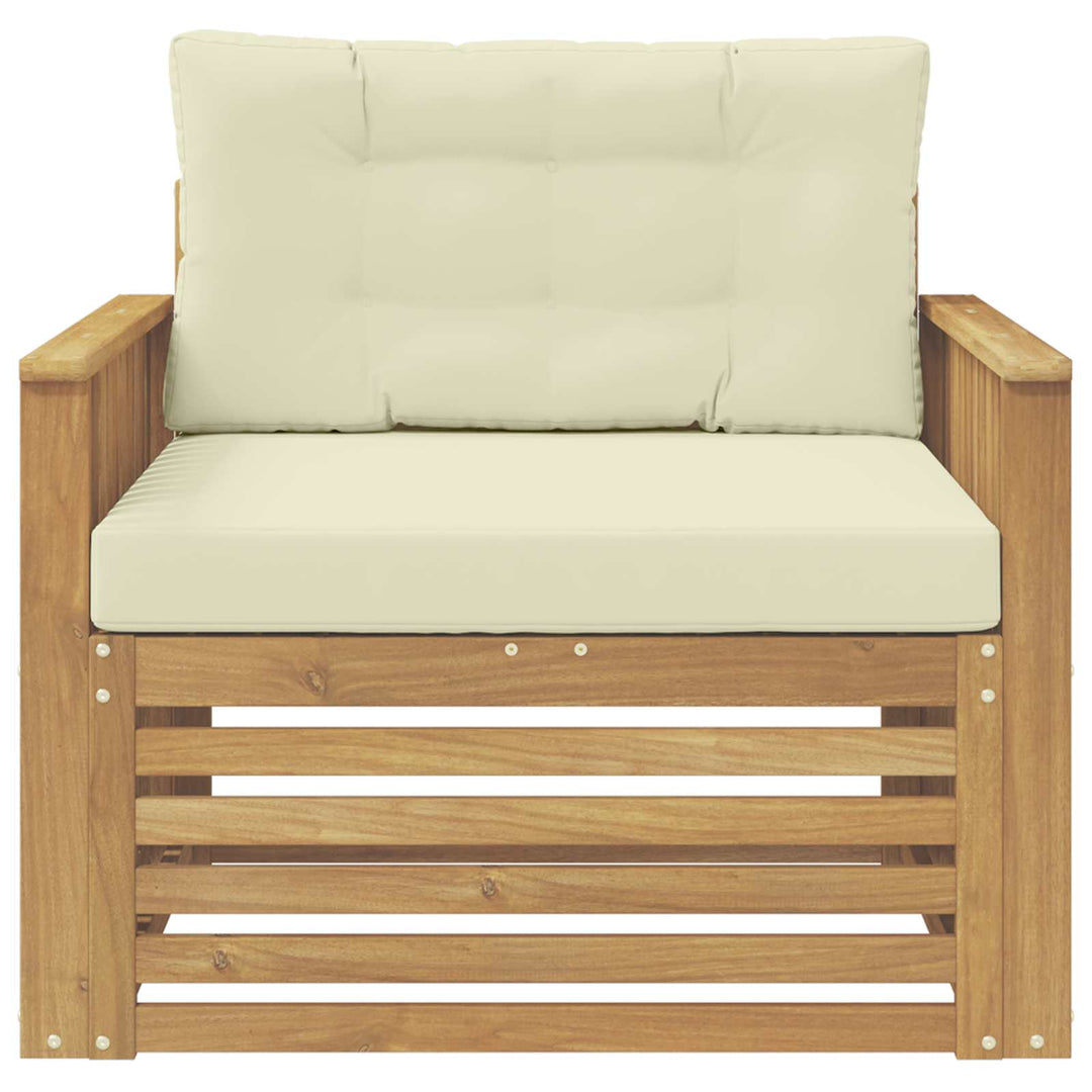 Udendørs sofa Polyester Hvid