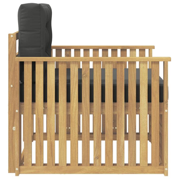 Udendørs sofa Polyester Hvid