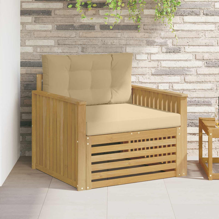 Udendørs sofa Polyester Hvid