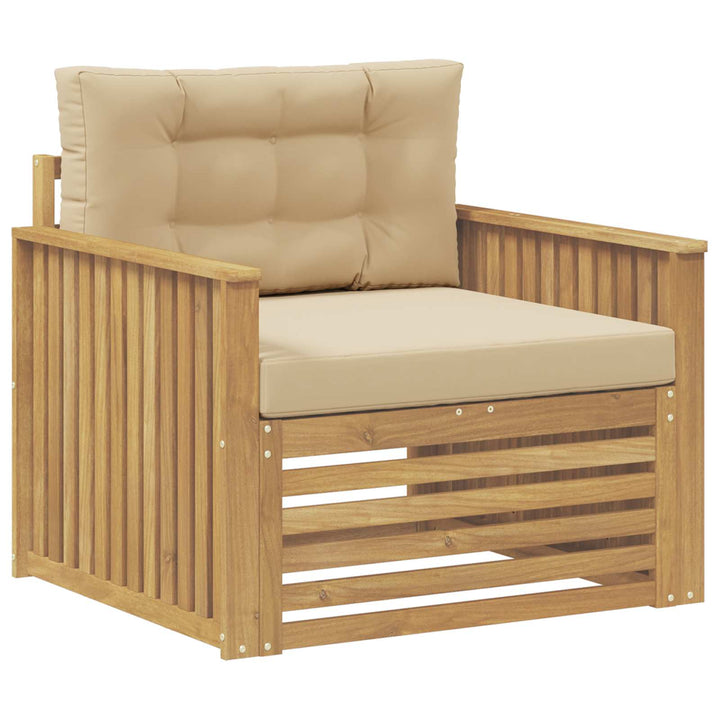 Udendørs sofa Polyester Hvid