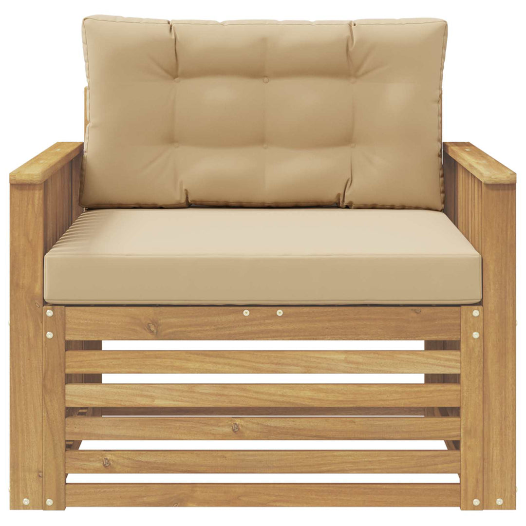 Udendørs sofa Polyester Hvid