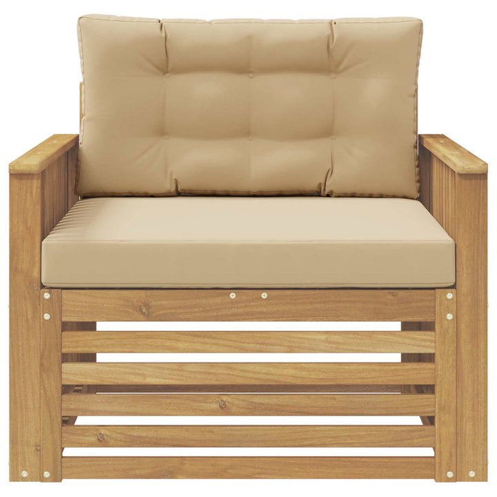 Udendørs sofa Polyester Hvid