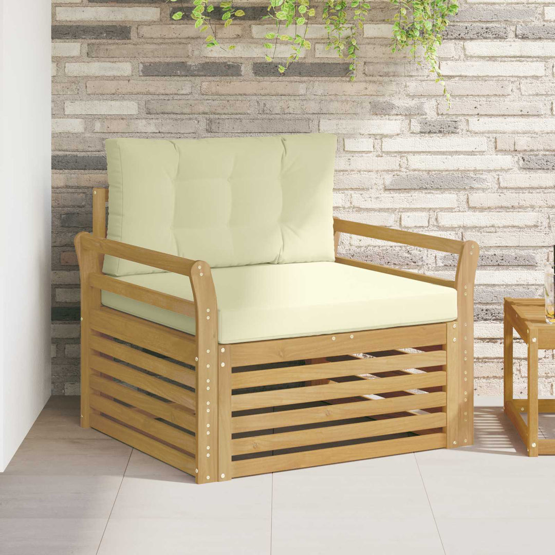 Udendørs sofa Polyester Hvid