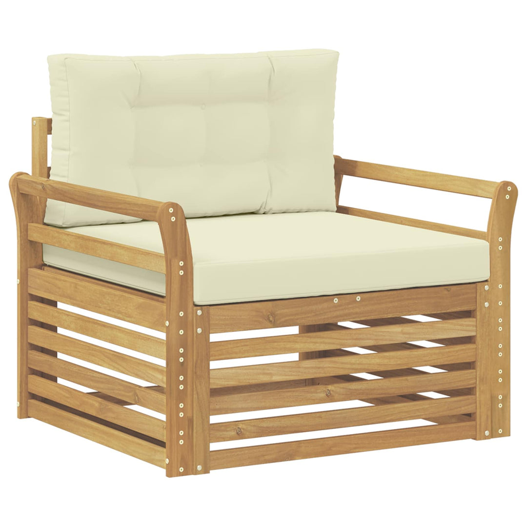 Udendørs sofa Polyester Hvid