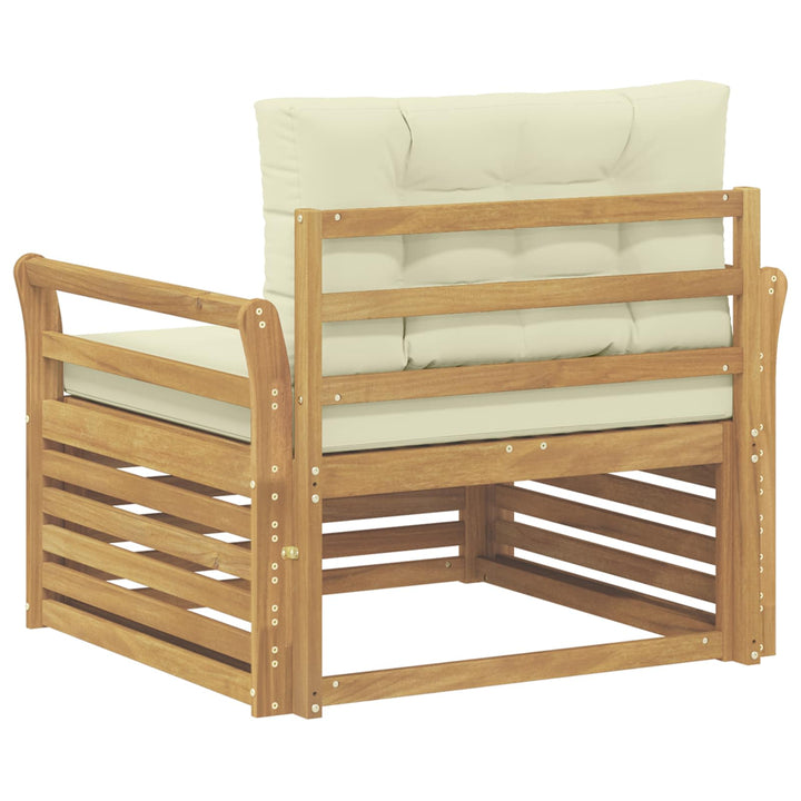 Udendørs sofa Polyester Hvid