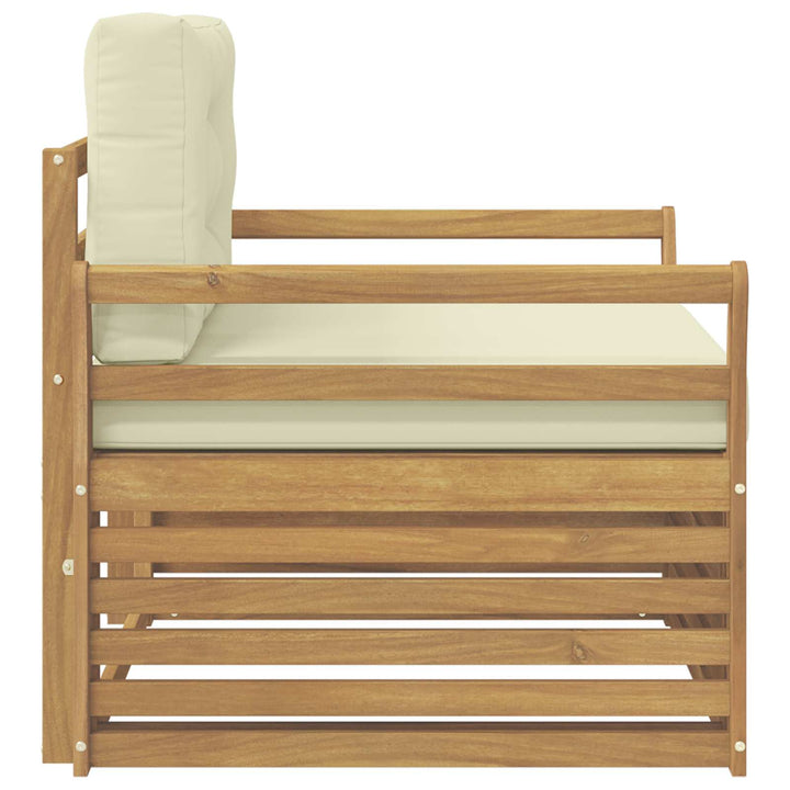 Udendørs sofa Polyester Hvid