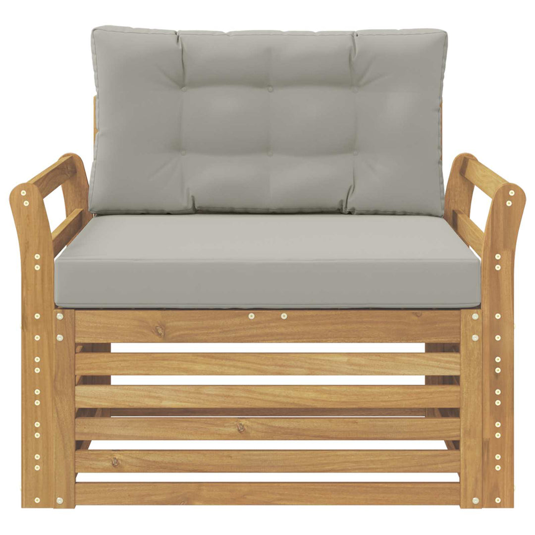 Udendørs sofa Polyester Hvid