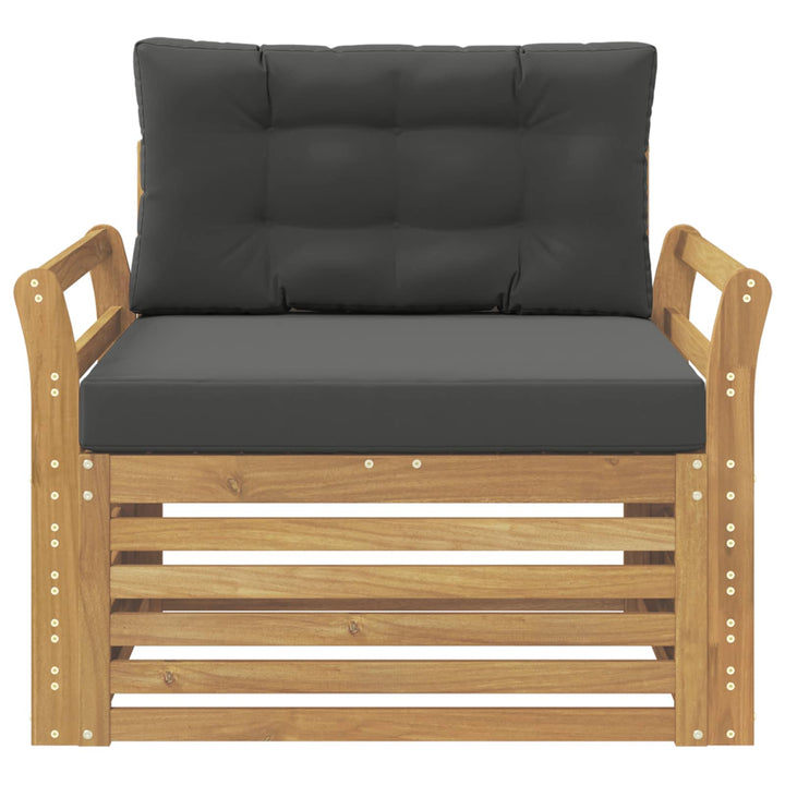 Udendørs sofa Polyester Hvid