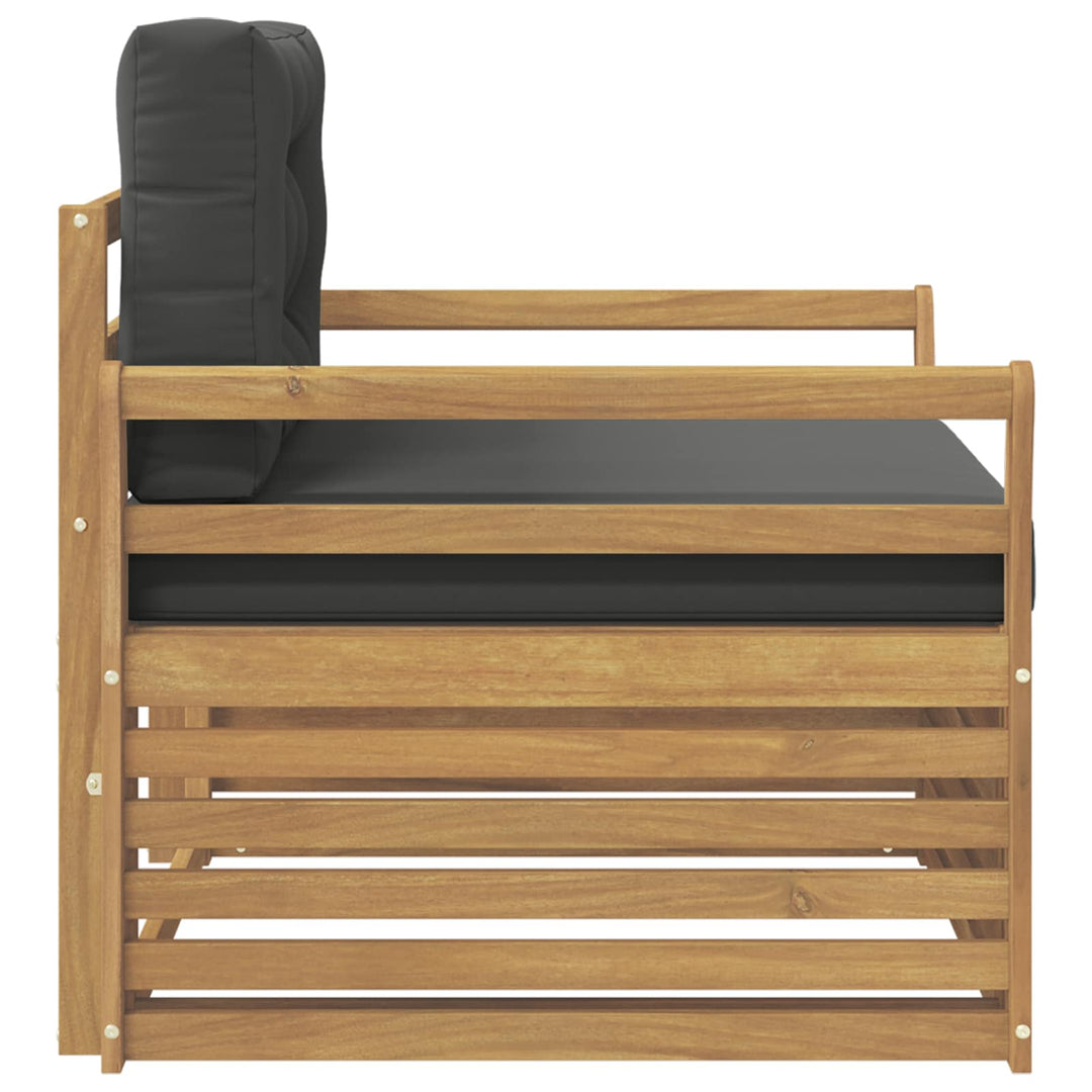 Udendørs sofa Polyester Hvid