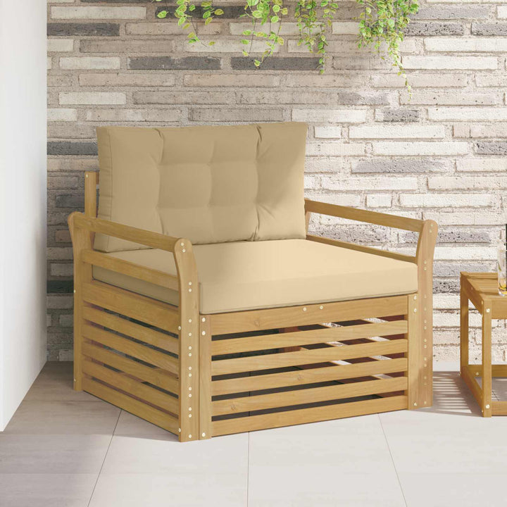 Udendørs sofa Polyester Hvid