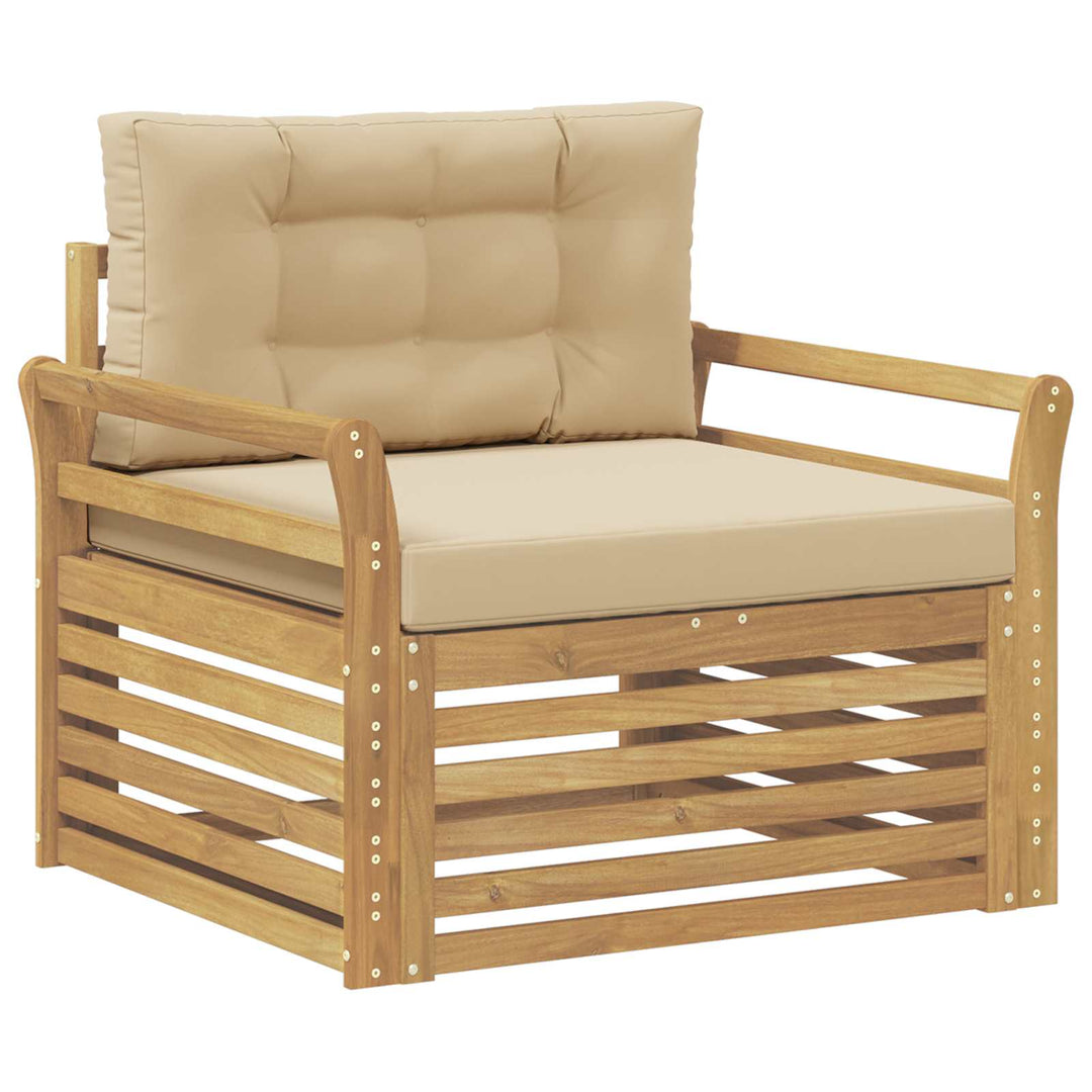 Udendørs sofa Polyester Hvid