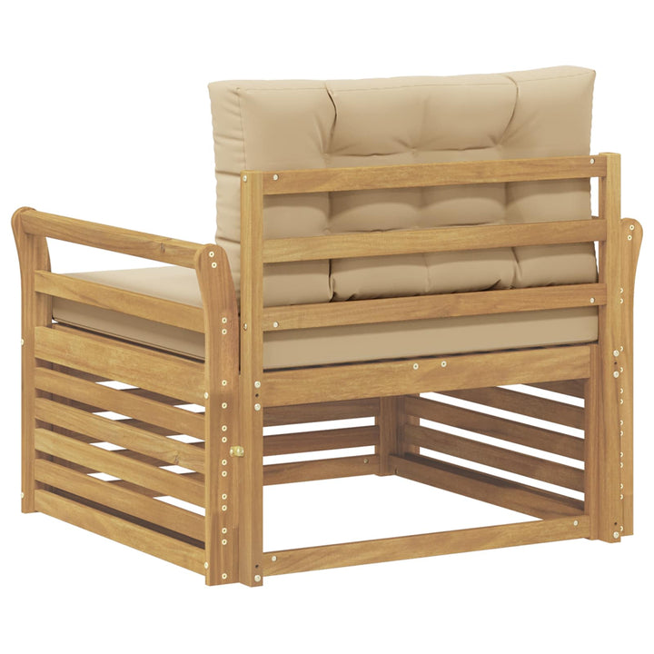 Udendørs sofa Polyester Hvid