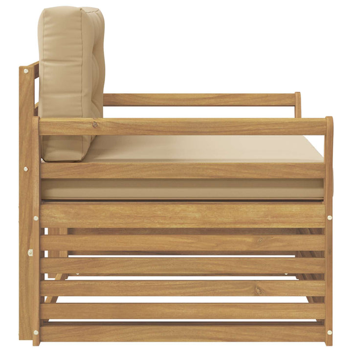 Udendørs sofa Polyester Hvid