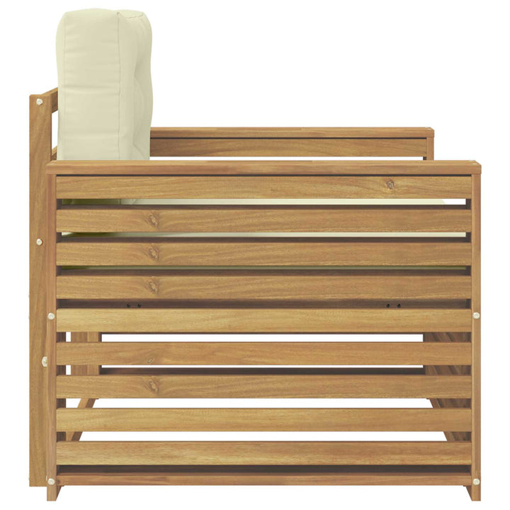 Udendørs sofa Polyester Brun og cremefarvet