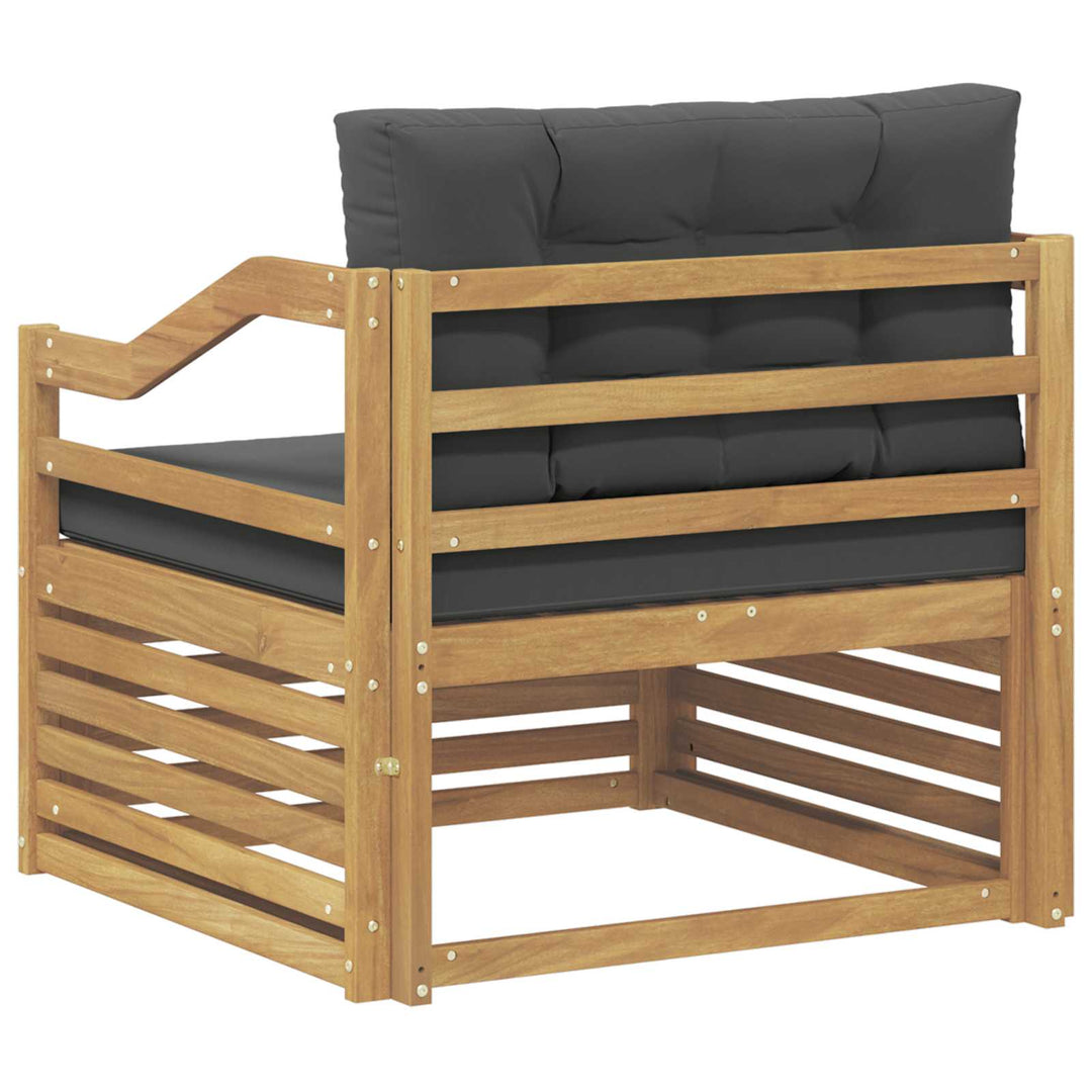 Udendørs sofa Hvid og antracit