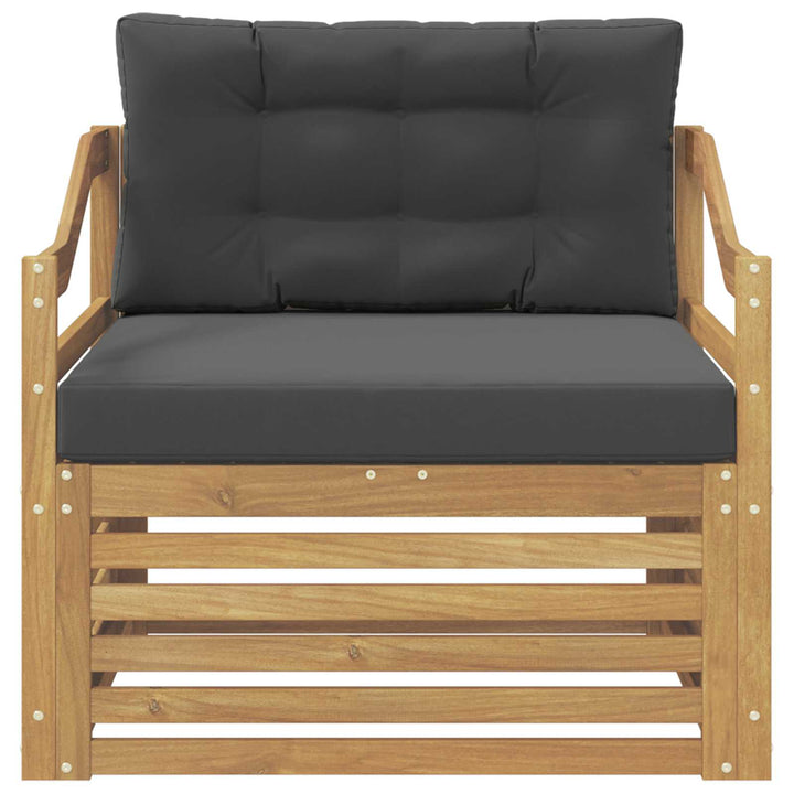 Udendørs sofa Hvid og antracit