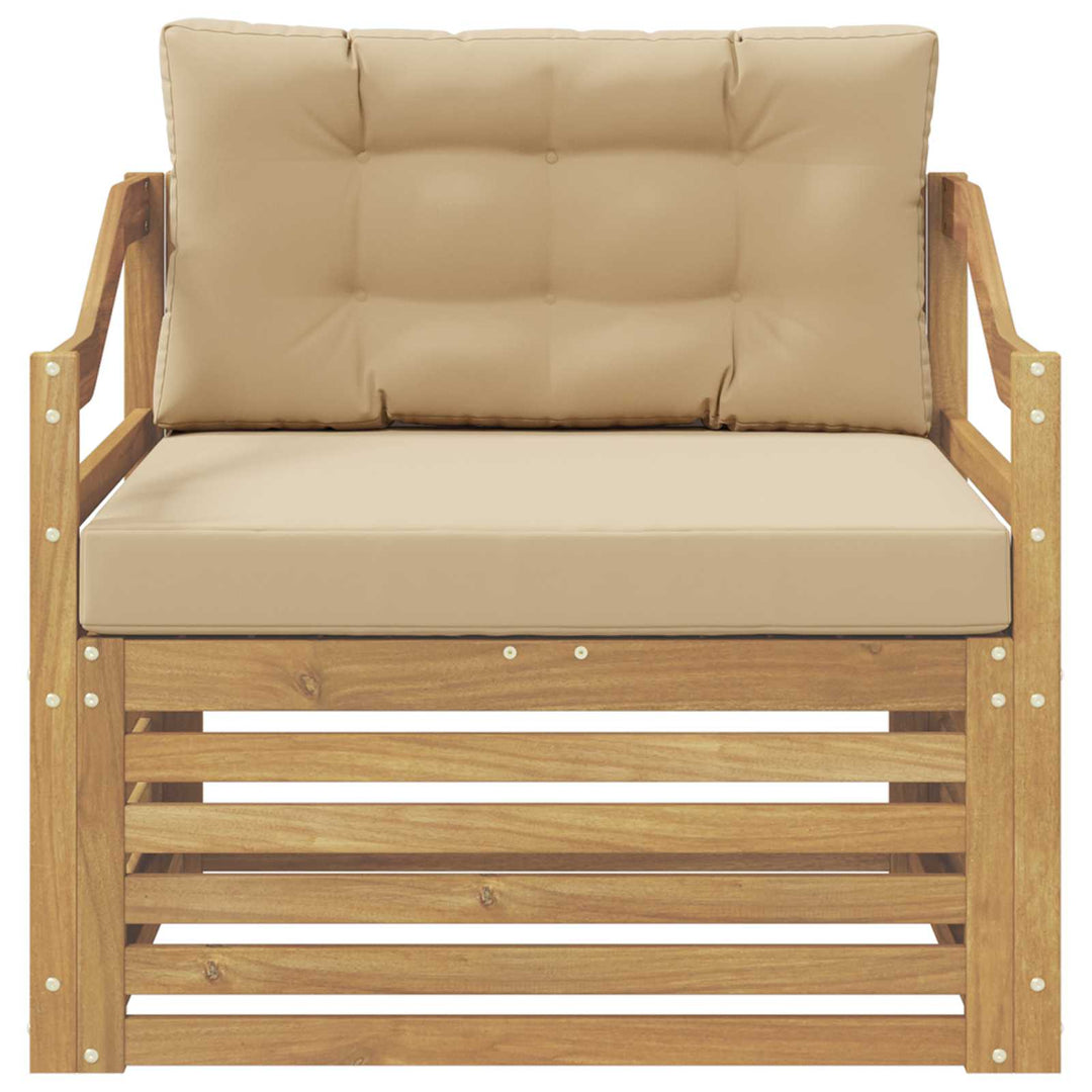 Udendørs sofa Hvid og Beige