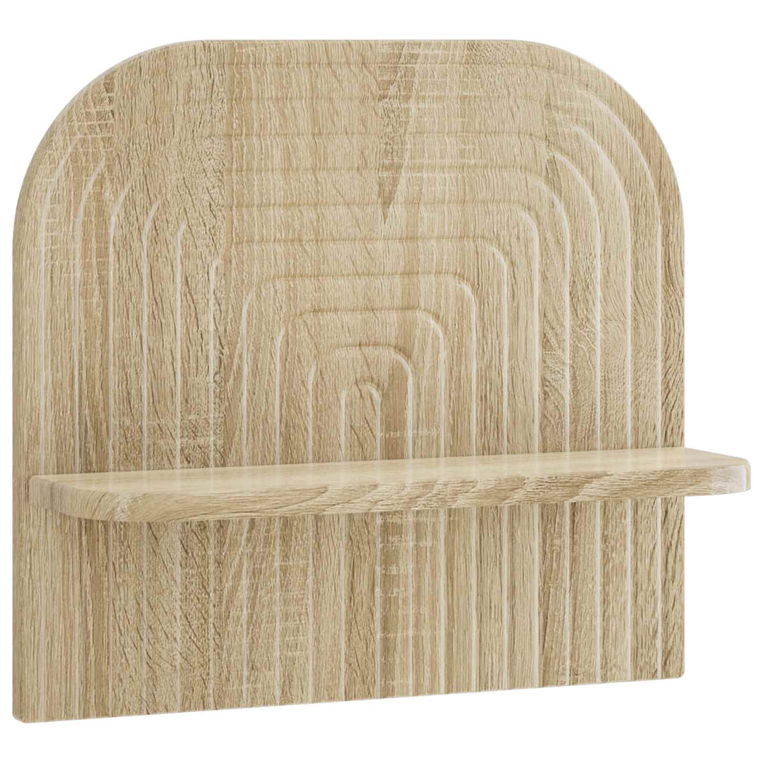 Væghylde 2 stk. Sonoma-eg 41 x 13.5 x 37.5 cm Konstrueret træ