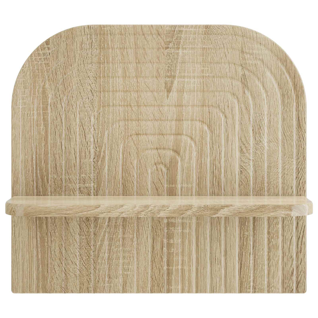 Væghylde 2 stk. Sonoma-eg 41 x 13.5 x 37.5 cm Konstrueret træ