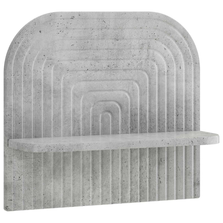 Væghylde 2 stk. Betongrå 41 x 13.5 x 37.5 cm Konstrueret træ