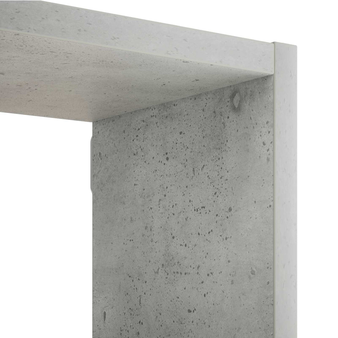 Væghylde Betongrå 99,5 x 17 x 91 cm Konstrueret træ