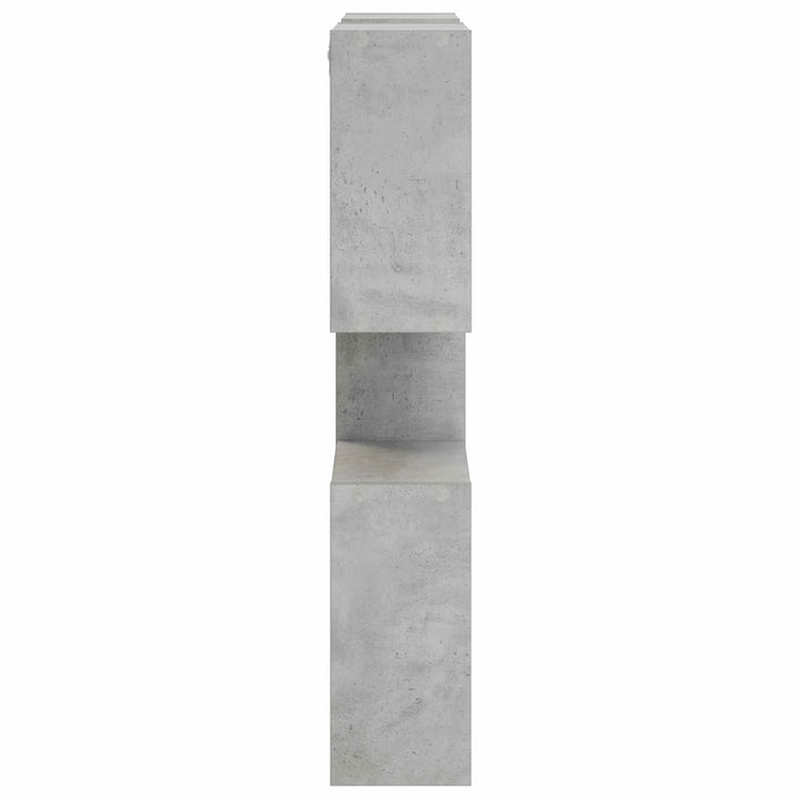 Væghylde Betongrå 99,5 x 17 x 91 cm Konstrueret træ