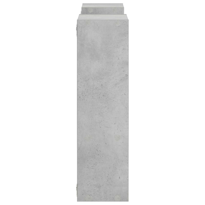 Væghylde Betongrå 100 x 17 x 60 cm Konstrueret træ