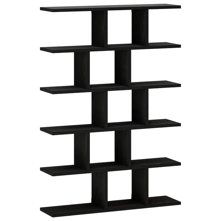 Væghylde Sort eg 70 x 17 x 101 cm Konstrueret træ