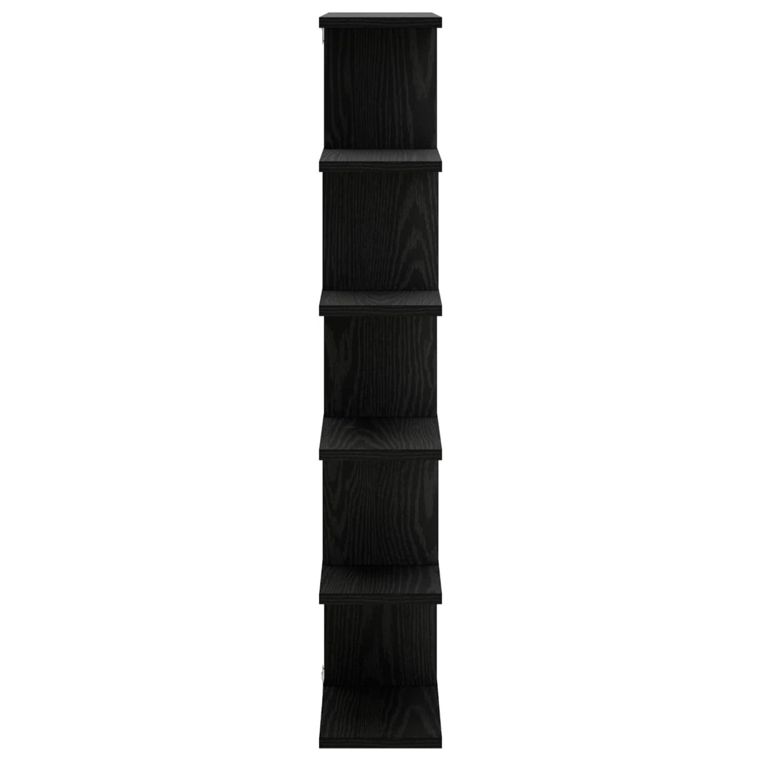 Væghylde Sort eg 70 x 17 x 101 cm Konstrueret træ