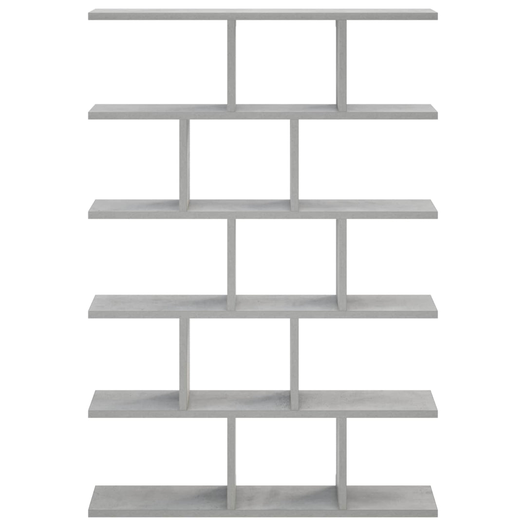 Væghylde Betongrå 70 x 17 x 101 cm Konstrueret træ