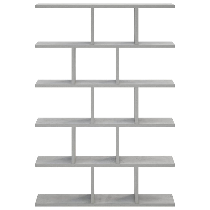 Væghylde Betongrå 70 x 17 x 101 cm Konstrueret træ