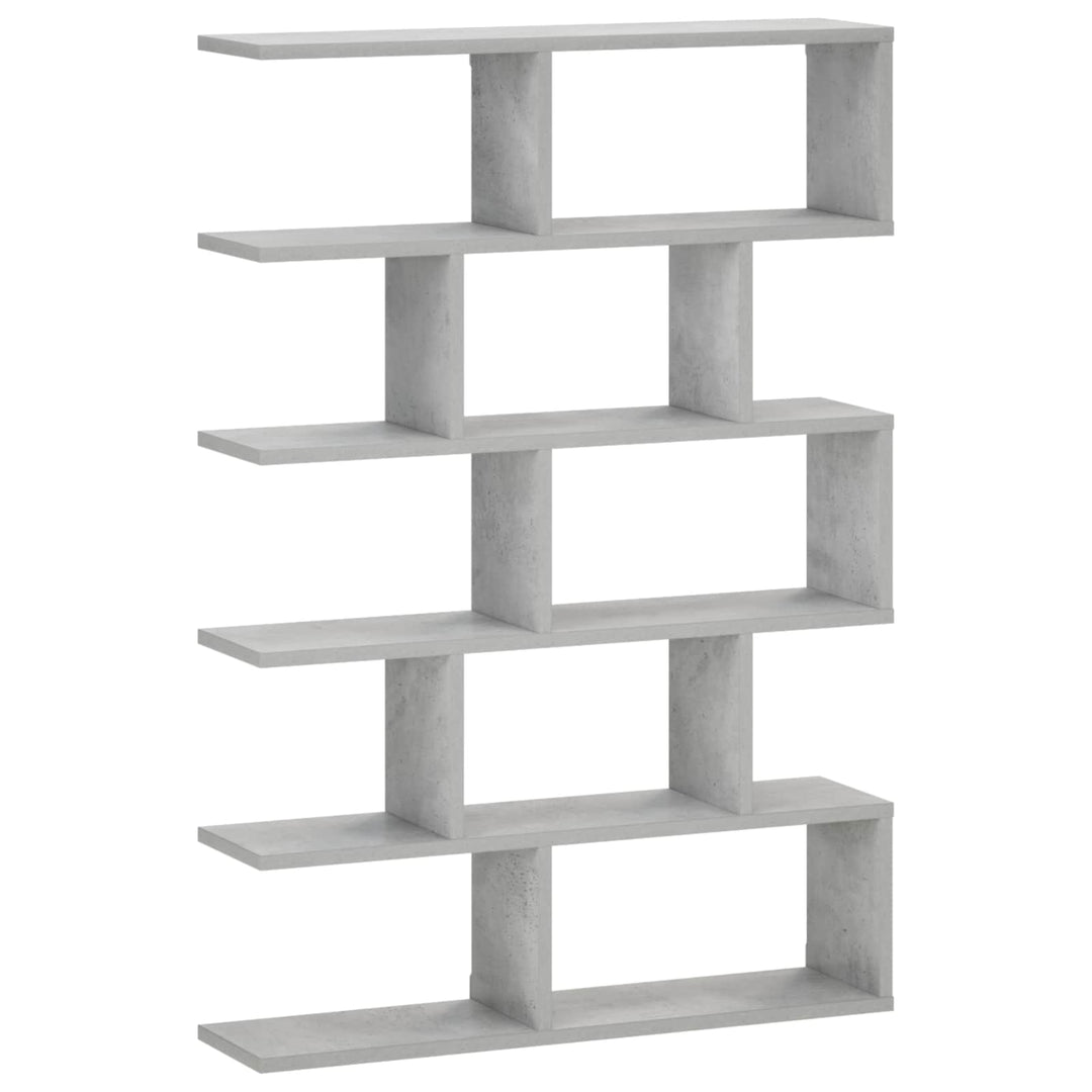 Væghylde Betongrå 70 x 17 x 101 cm Konstrueret træ