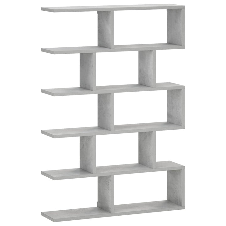 Væghylde Betongrå 70 x 17 x 101 cm Konstrueret træ