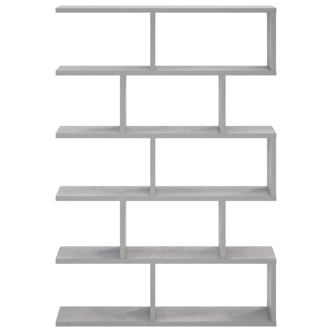 Væghylde Betongrå 70 x 17 x 101 cm Konstrueret træ