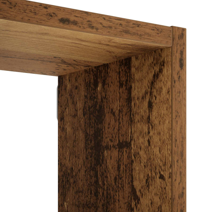 Væghylde Gammelt træ 70 x 17 x 101 cm Konstrueret træ