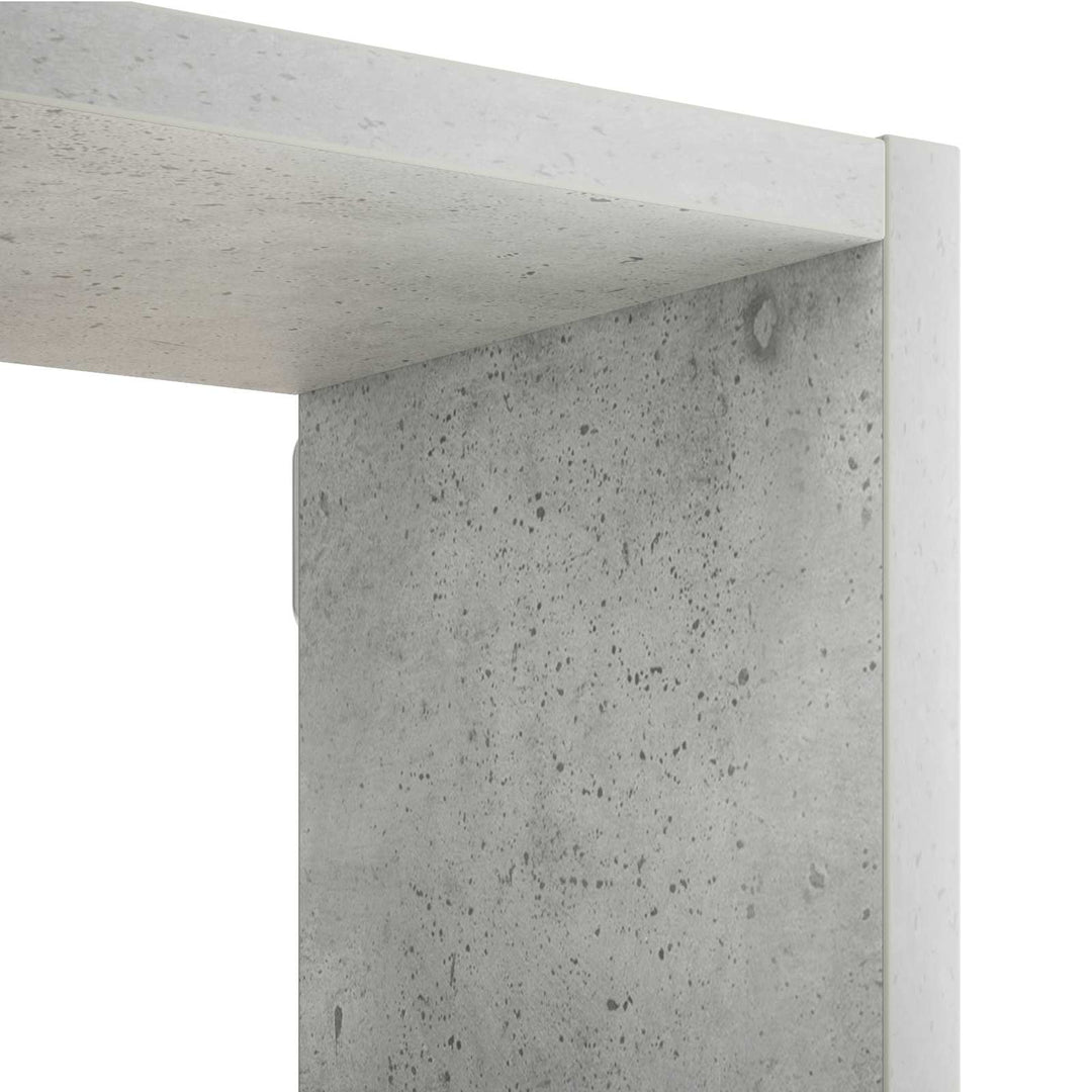 Væghylde Betongrå 72 x 17 x 55.5 cm Konstrueret træ
