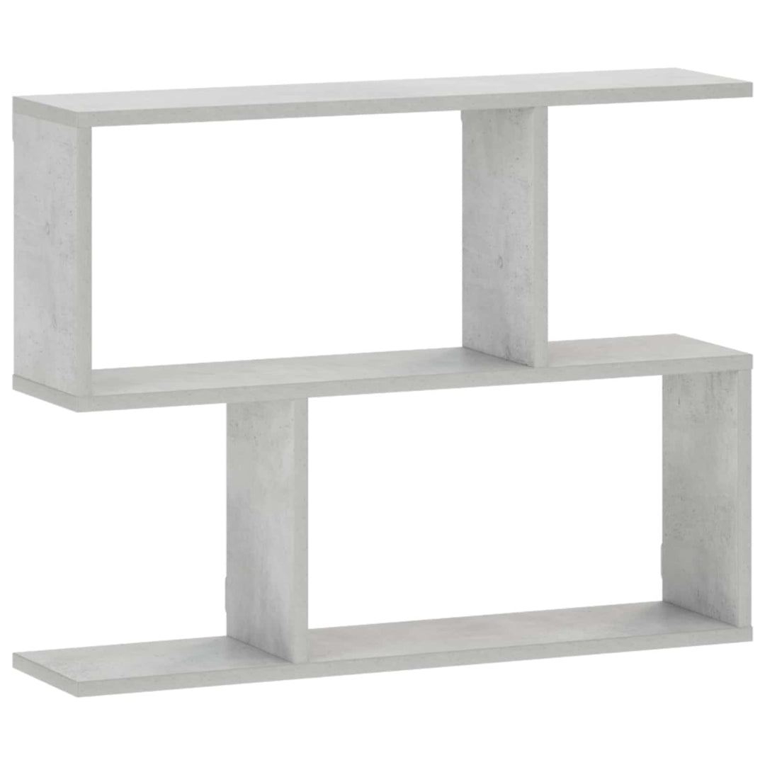 Væghylde Betongrå 72 x 17 x 55.5 cm Konstrueret træ