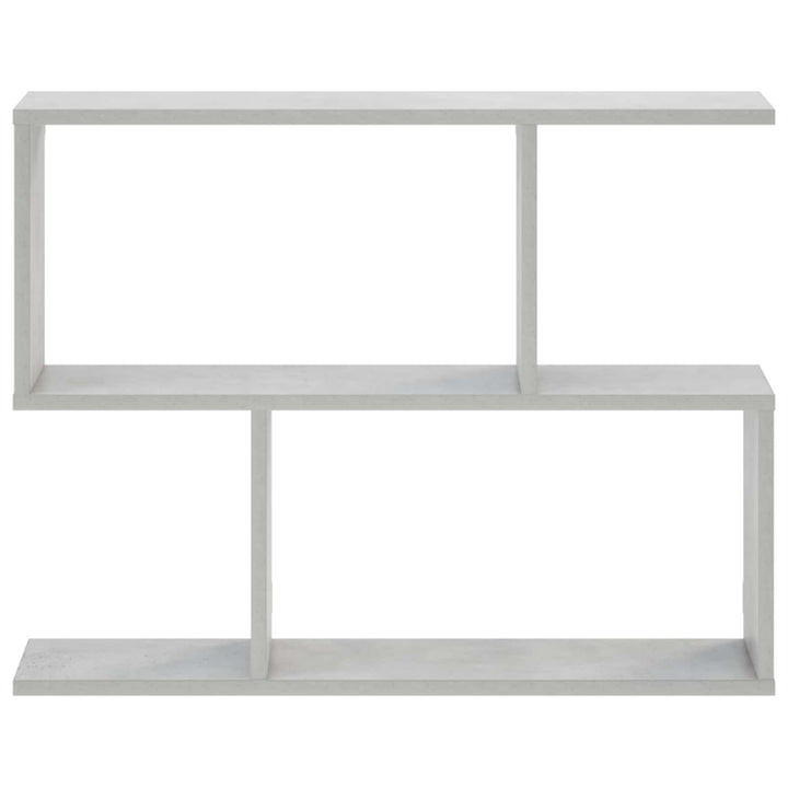 Væghylde Betongrå 72 x 17 x 55.5 cm Konstrueret træ