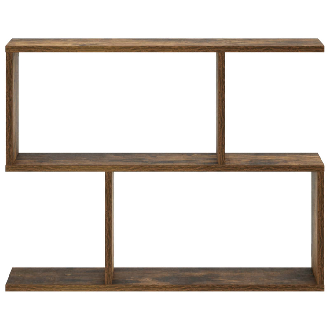 Væghylde Røget eg 72 x 17 x 55.5 cm Konstrueret træ