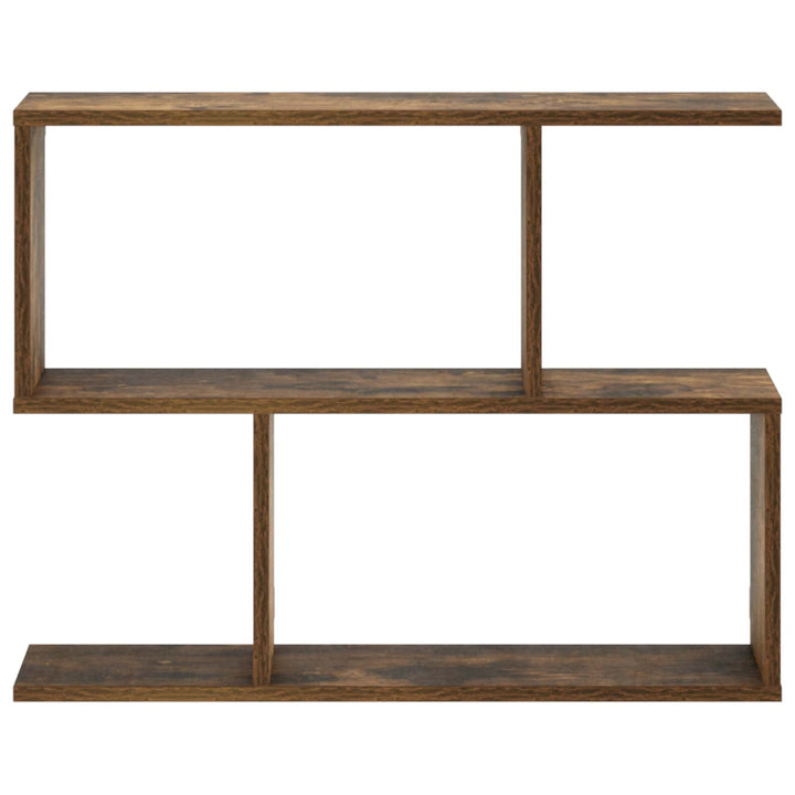 Væghylde Røget eg 72 x 17 x 55.5 cm Konstrueret træ