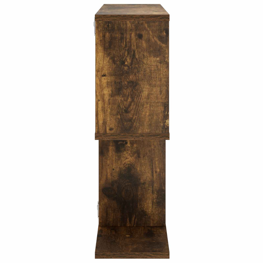 Væghylde Røget eg 72 x 17 x 55.5 cm Konstrueret træ
