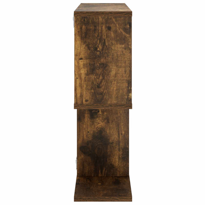 Væghylde Røget eg 72 x 17 x 55.5 cm Konstrueret træ
