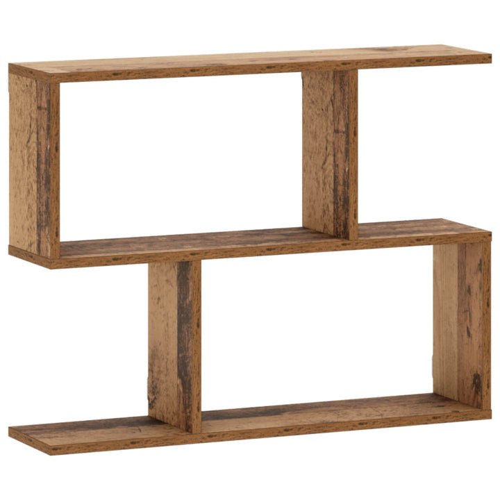 Væghylde Egetræ 72 x 17 x 55.5 cm Konstrueret træ