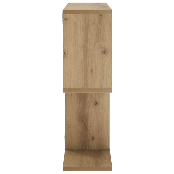 Væghylde Artisan-eg 72 x 17 x 55,5 cm Konstrueret træ