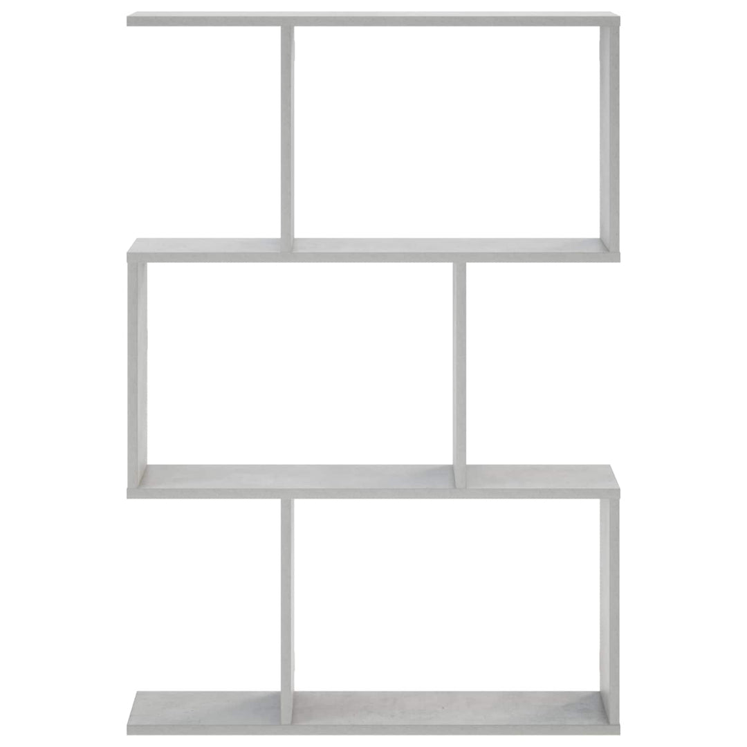 Væghylde Betongrå 72 x 17 x 105 cm Konstrueret træ